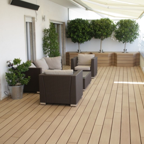 180, 2011, balcon, brown, brun, decking, emotion, International, Jardinière, lisse, nautical, nautique, Portugal, private, prive, reference, Savane, SILAM, SILAM0901, smooth, terrasse