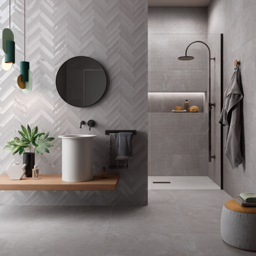 N077Totalook-Grigio-80x80-40x80-Incroci-6x24-Majolica-Lux-Matt-Amb-Bagno