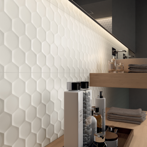 N1374D-Bagno-HexagonWhite-P1