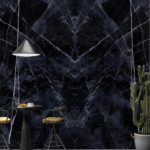 S136Level-CalacattaBlack-Bookmatch-Amb